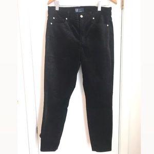 GAP Black Corduroy Pants, Size 12/31
